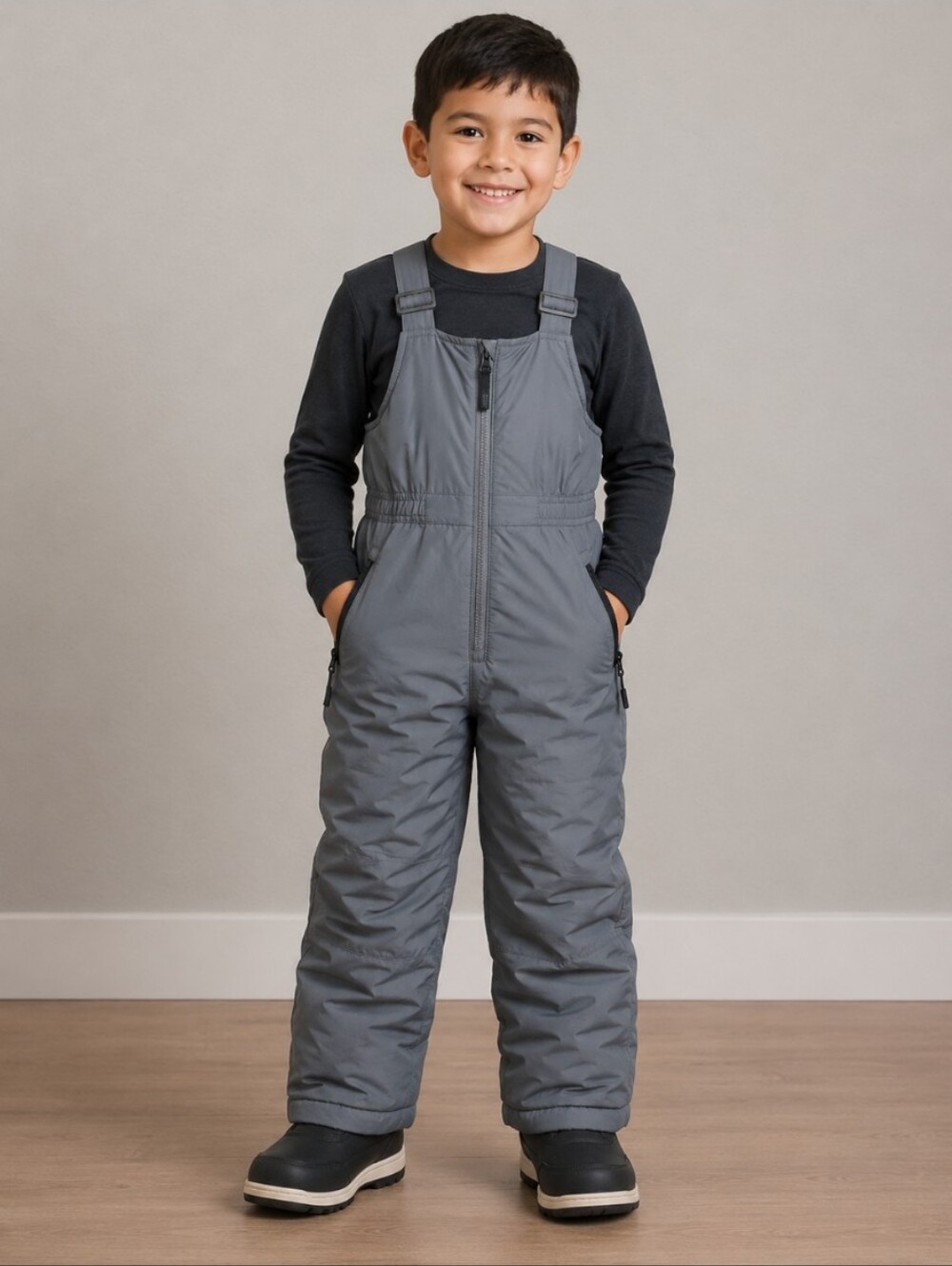 EXP Exposure Project snow bib gray child’s small